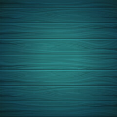 Wooden background template, in turquoise color, for vector image design. The illustration is easy to edit