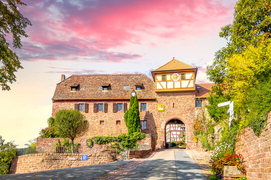 Altstadt, Dilsberg, Deutschland 