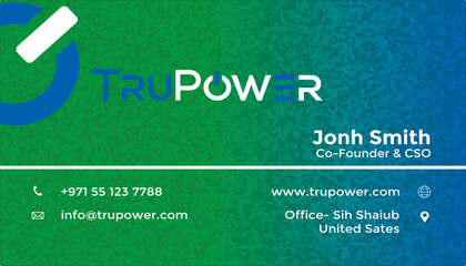 Business card design, Clean professional business card template, visiting card, abstract business card template color.	
