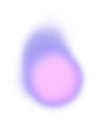 Grain gradient in circle motion shape. Isolated png grainy purple pink gradient. Abstract background element.