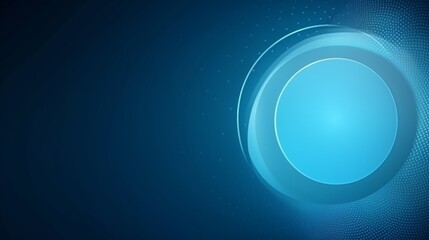 抽象的な青い背景と円、WebバナーやビジネスプレゼンテーションGenerativeAI