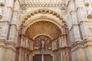 Obraz premium The Cathedral of Santa Maria of Palma or La Seu