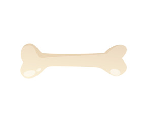 Concept Pet products set bone dog. This is a flat vector concept cartoon design featuring a pet product, specifically a bone for dogs. Vector illustration.