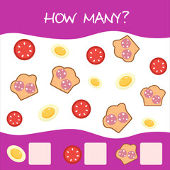 Exercises for preschoolers on the score