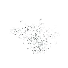 Concrete rock debris isolated transparent background 3d rendering
