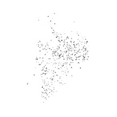 Concrete rock debris isolated transparent background 3d rendering
