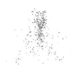 Concrete rock debris isolated transparent background 3d rendering
