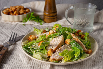 Homemade ceasar salad