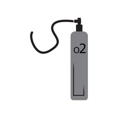 DIVING EQUIPMENT icon design template vector