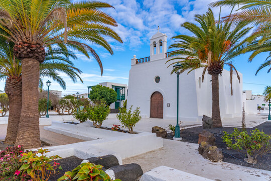 View Of San Isidro Labrador Church, Uga, Lanzarote, Las Palmas