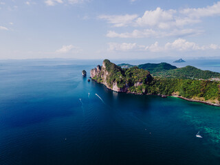 Droneview of thailand