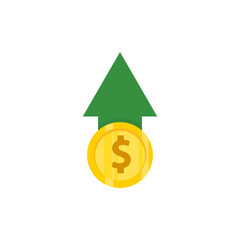 financial vector illustration, profit, wallet, money, gold coins. suitable for business and finance, banner.