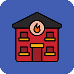 Fire Station Icon