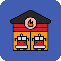 Firefighter Garage Icon