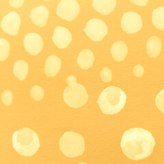 Light Abstract Polka. Tile Pattern. Orange Summer
