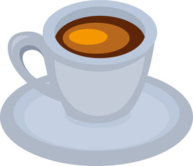 a glass of espresso in a white cup