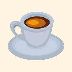 a glass of espresso in a white cup
