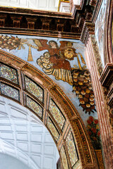 Interior of Catholic Church of St. Francis of Assisi in Goa Velha, Goa, India, Asia