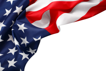 American flag cut out