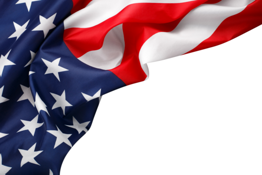 American flag cut out