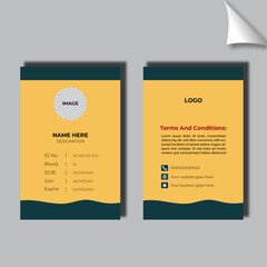 id card set design