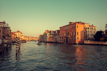 Grand Canal in Venice city, Italy