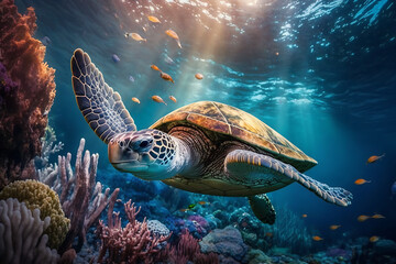 green sea turtle