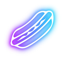 Collection of food neon