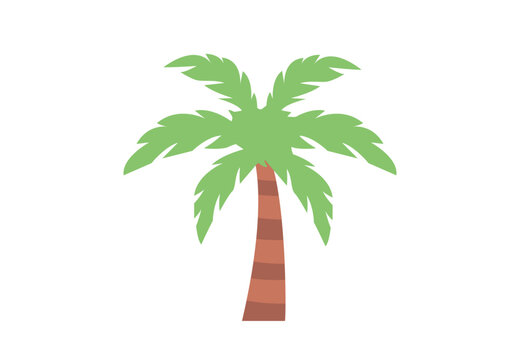 Palm icon. Isolated on white background. Vector illustration