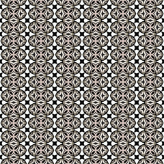 Seamless Banner Symmetry Frame Classic Shape Print Template Modern Fashion Beautiful Luxury Decorative Geometric Retro Art Vintage Black Texture Design Wallpaper Textile Fabric Background Pattern.