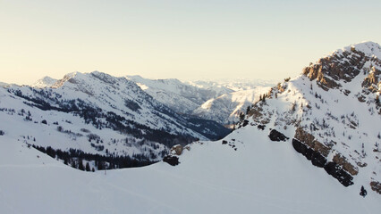 Ski Resort in the Snowy Mountains