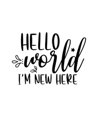 Baby girl SVG Bundle, baby svg, newborn svg, girl mom svg, svg designs, svg quotes, toddler svg, welcome baby svg, hello world svg, png