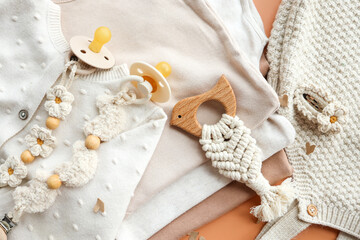 Baby accessories for newborns handmade, waiting for the baby