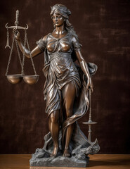 Lady Justice, America, Independence, Graphic Resource, Logo, T Shirt Design. Generative AI