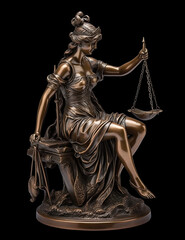 Lady Justice, America, Independence, Graphic Resource, Logo, T Shirt Design. Generative AI