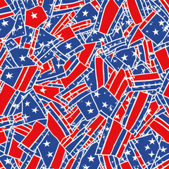 Patriotic flat background Memorial Day Independence Day Elections seq 15 of 20