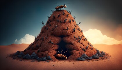 a little anthill