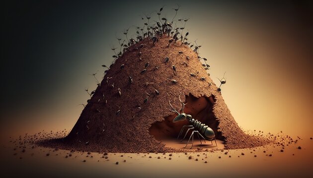 a little anthill