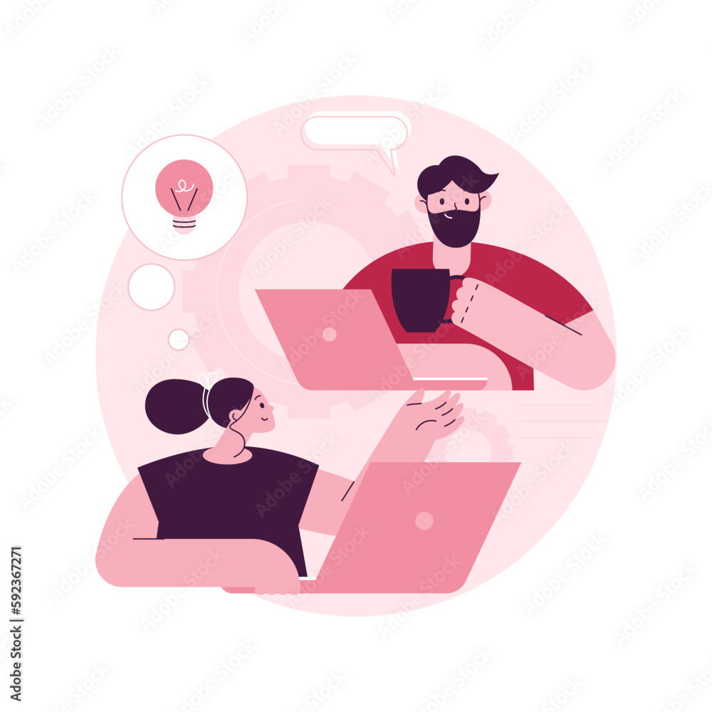 Poster useful tips abstract concept vector illustration. useful professional advice, coach tips, expert gui