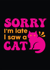 Cat T-shirt Design