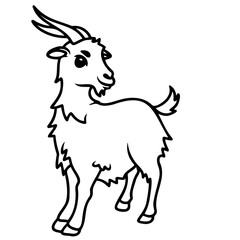 Fototapeta na wymiar Goat art