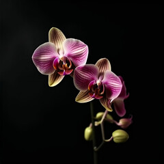 Naklejka na ściany i meble flowers orchid