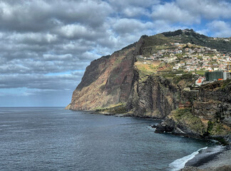 An der Südküste von Madeira in der Nähe von Câmara de Lobos, Portugal