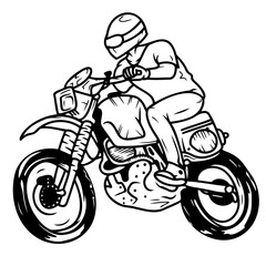 Fototapeta na wymiar Motorcycle art