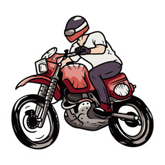 Fototapeta na wymiar Motorcycle art