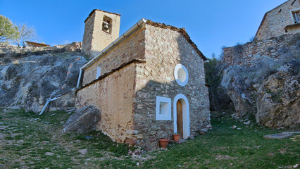 Fototapeta na wymiar Berén-Ermita de Sant Quiri-Alt Urgell-Lleida