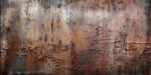 A grunge, dirty metal background or texture was created clear per c6f1c4be-fc8f-49b3-b527-1cec9f306afb.png - generative ai