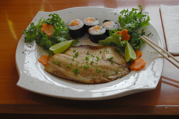 FISH WITH FRESH VEGETABLE