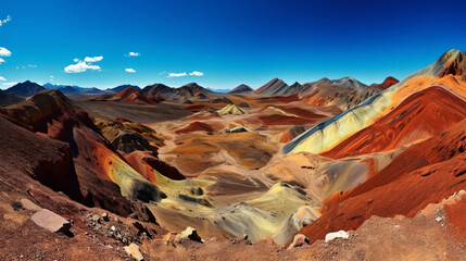 The Majestic Vinicunca Mountain - generative ai