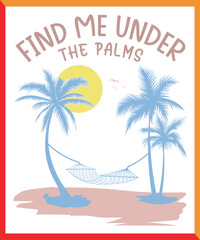 summer t-shirt design